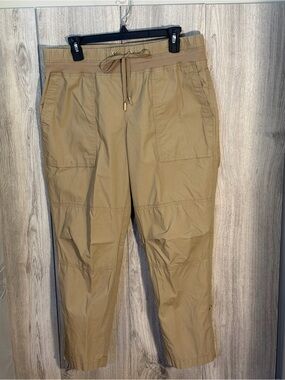 Nautica Jeans Women's Cotton Roll-Tab Utility Pants Color Rope M